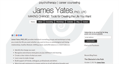 Desktop Screenshot of jamesyatesphd.com